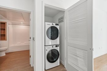 In residence washer and dryer